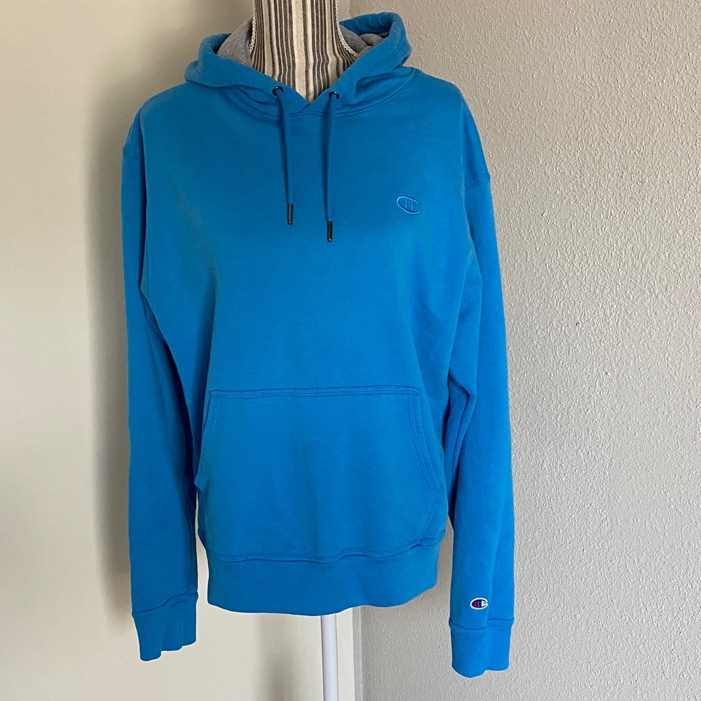 Champion Men's Vibrant Blue Hoodie